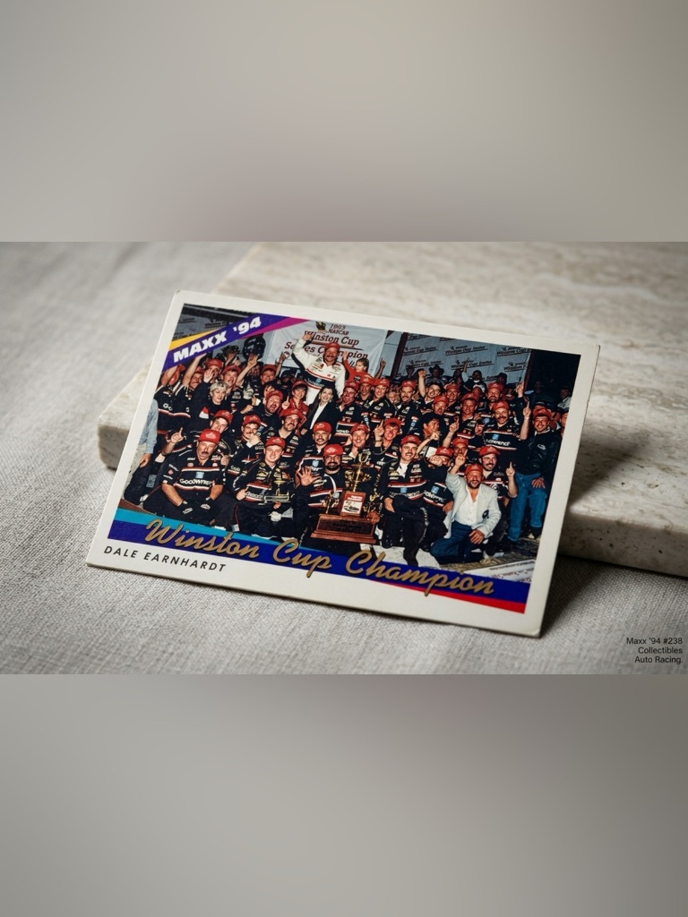 1994 Maxx Dale Earnhardt Winston Cup Champion Trading Card Number 238